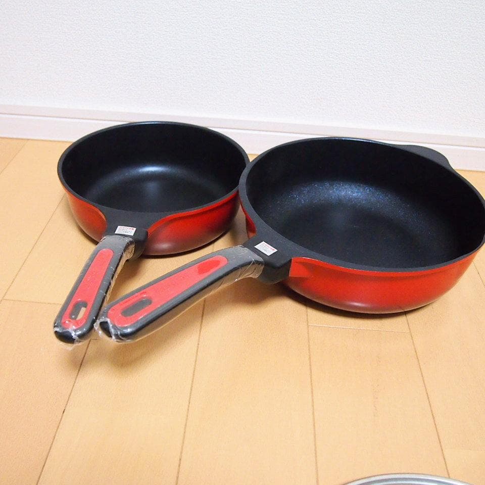 ベルフィーナ マルチパン 25cm 21cm ガラス蓋セット