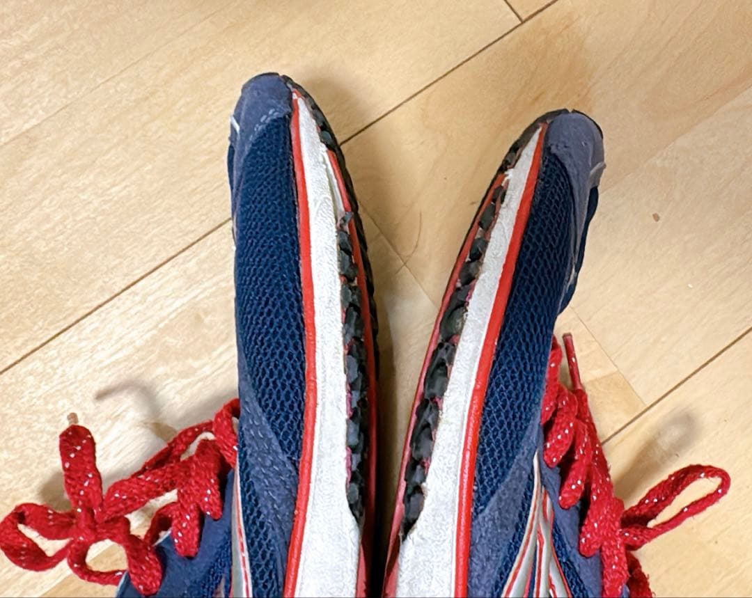 BEMOLO ビモロシューズ青と赤　初動負荷　25.5センチ