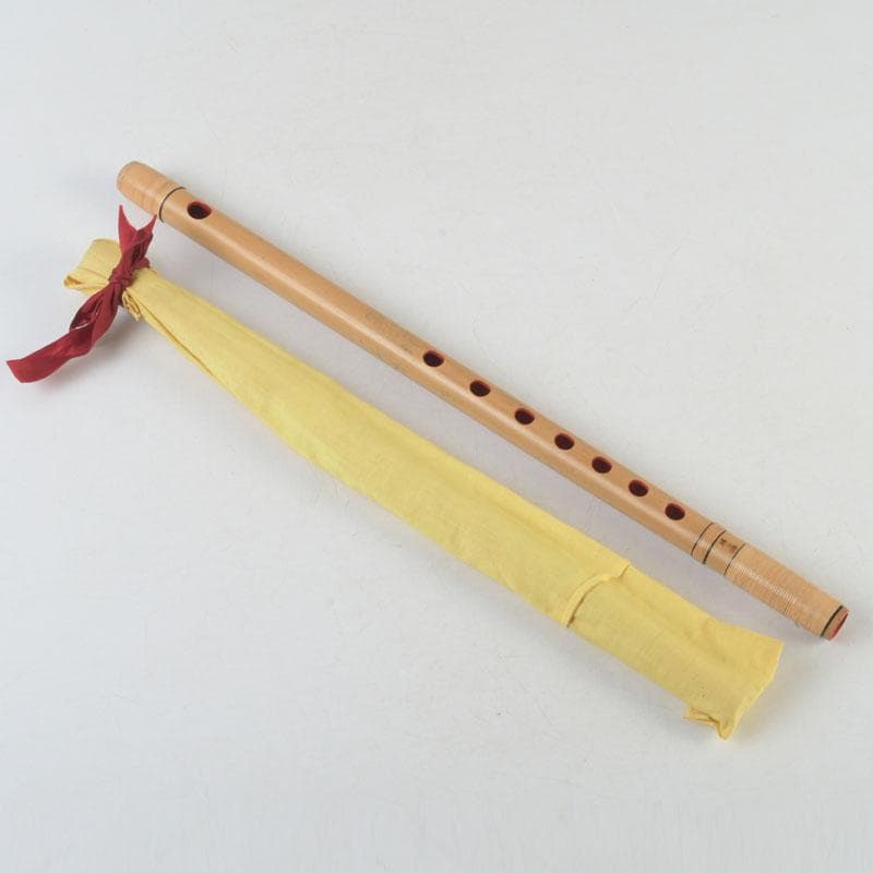 和楽器　木管楽器　篠笛　竹笛　獅子田　竹渓　楽人印　二本まとめて　N　A46