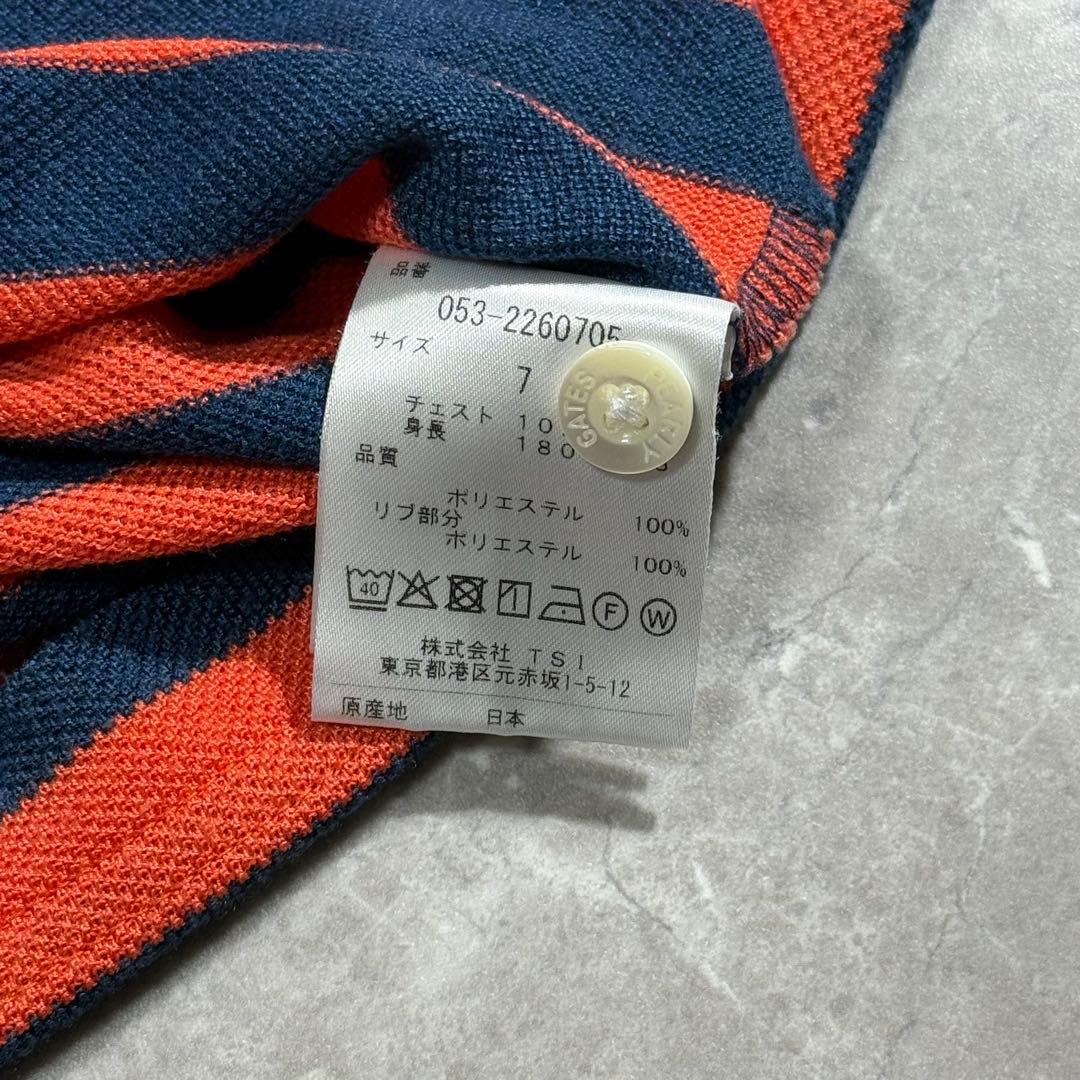 美品 パーリーゲイツ ゴルフ 半袖 ボーダー ポロシャツ XXL GOLF