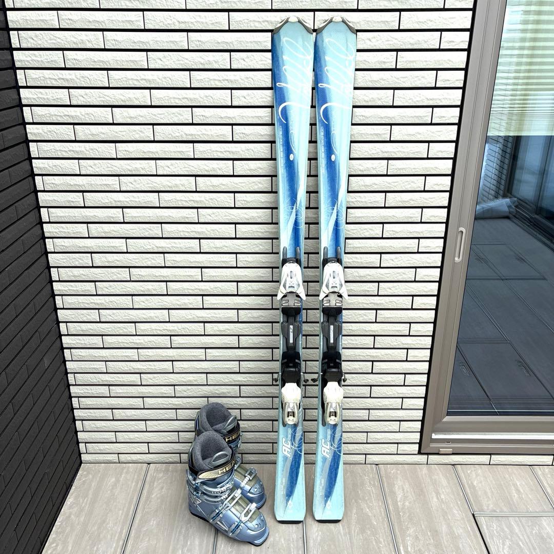 4点SET フォルクル スキー 156cm / 25.5cm / WAX済
