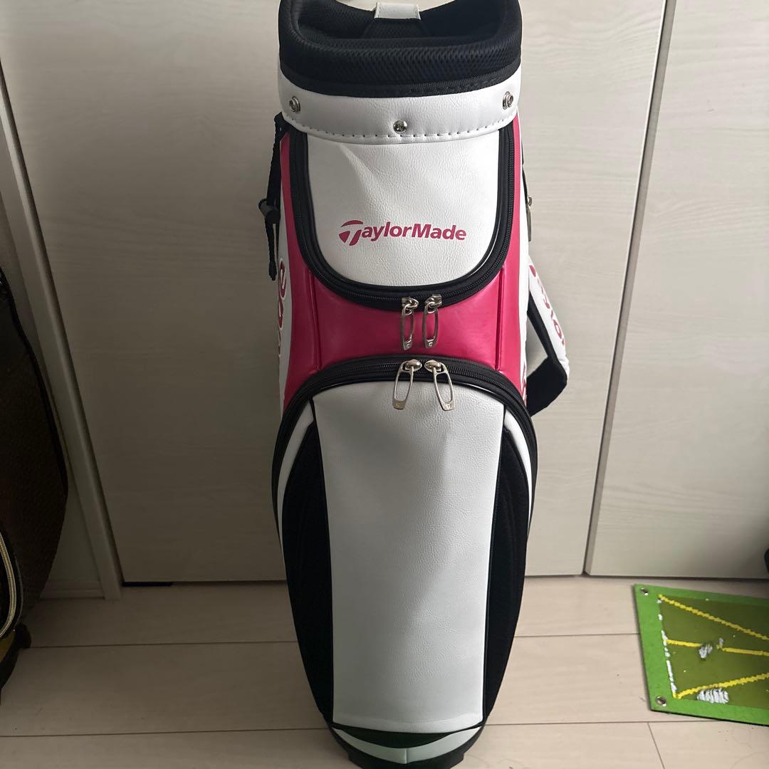 TaylorMade スポーツキャディバッグ ホワイト・ピンク