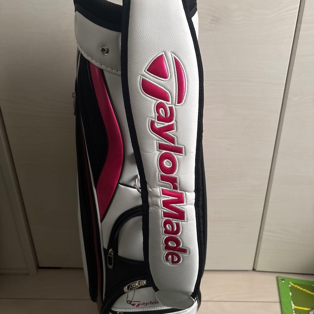 TaylorMade スポーツキャディバッグ ホワイト・ピンク