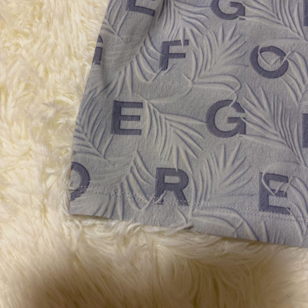 美品　G/FORE半袖ポロシャツ ロゴ総柄　38