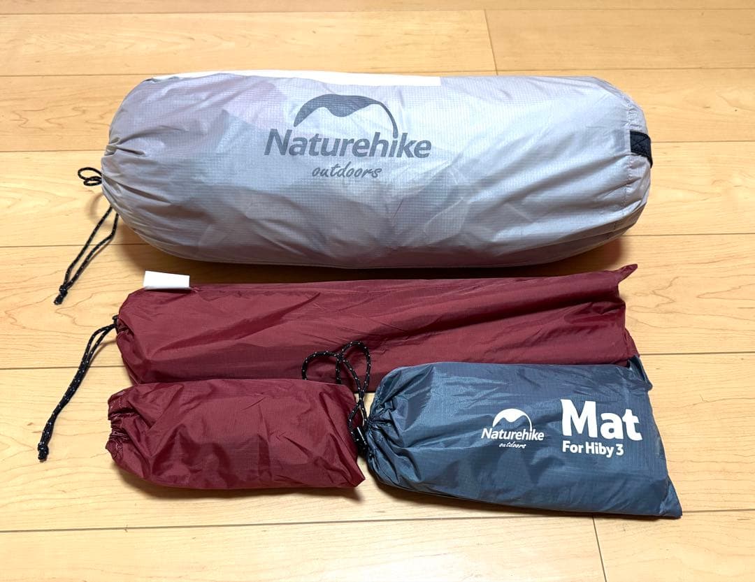 Naturehike Hiby3 3人用テント　ハイビー3 グランドシート付き