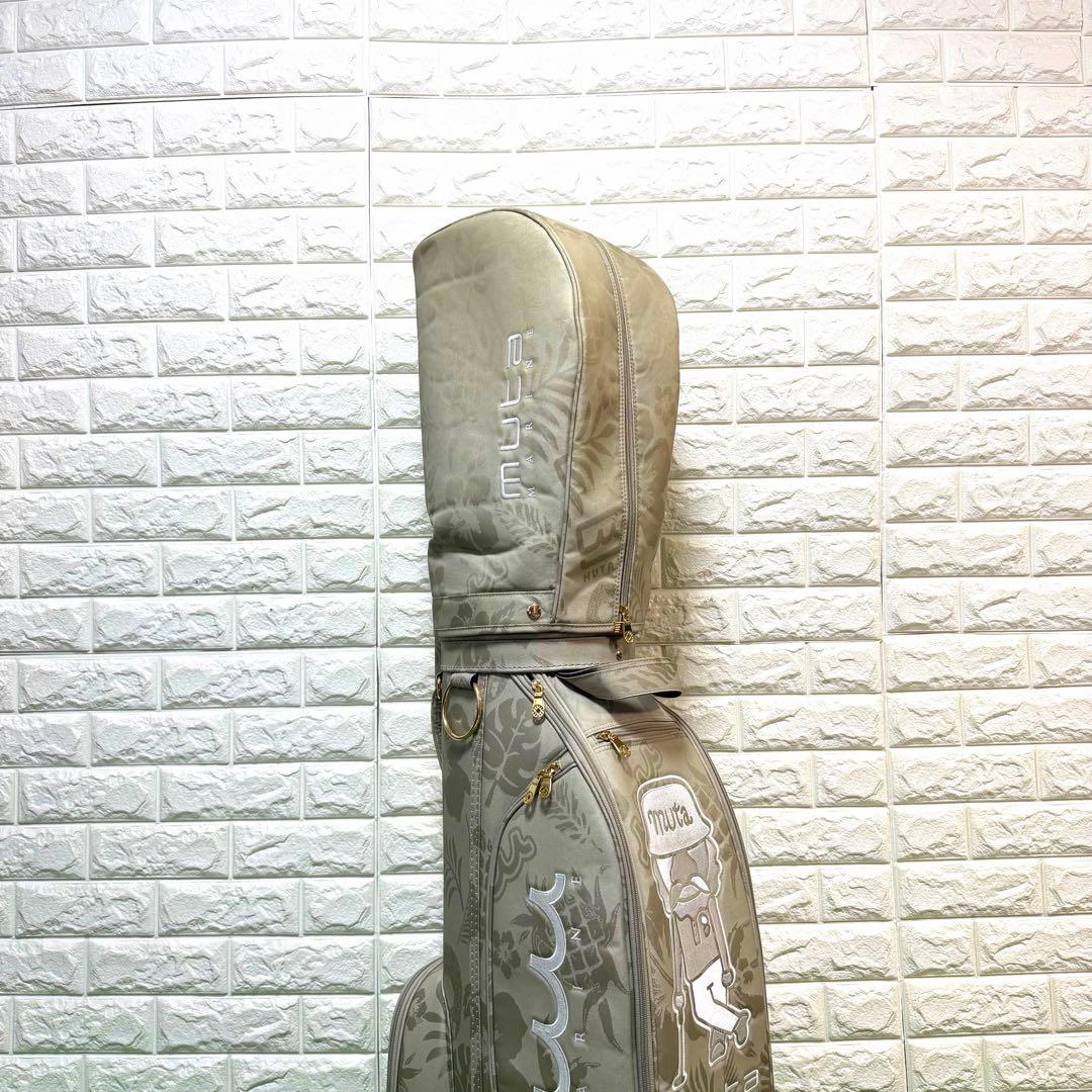 ほぼ未使用品　ムータマリン　muta MARINE 即完モデル　総柄　ベージュ