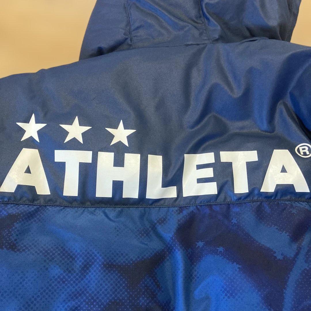 ATHLETA【S】ベンチコート 迷彩ネイビ