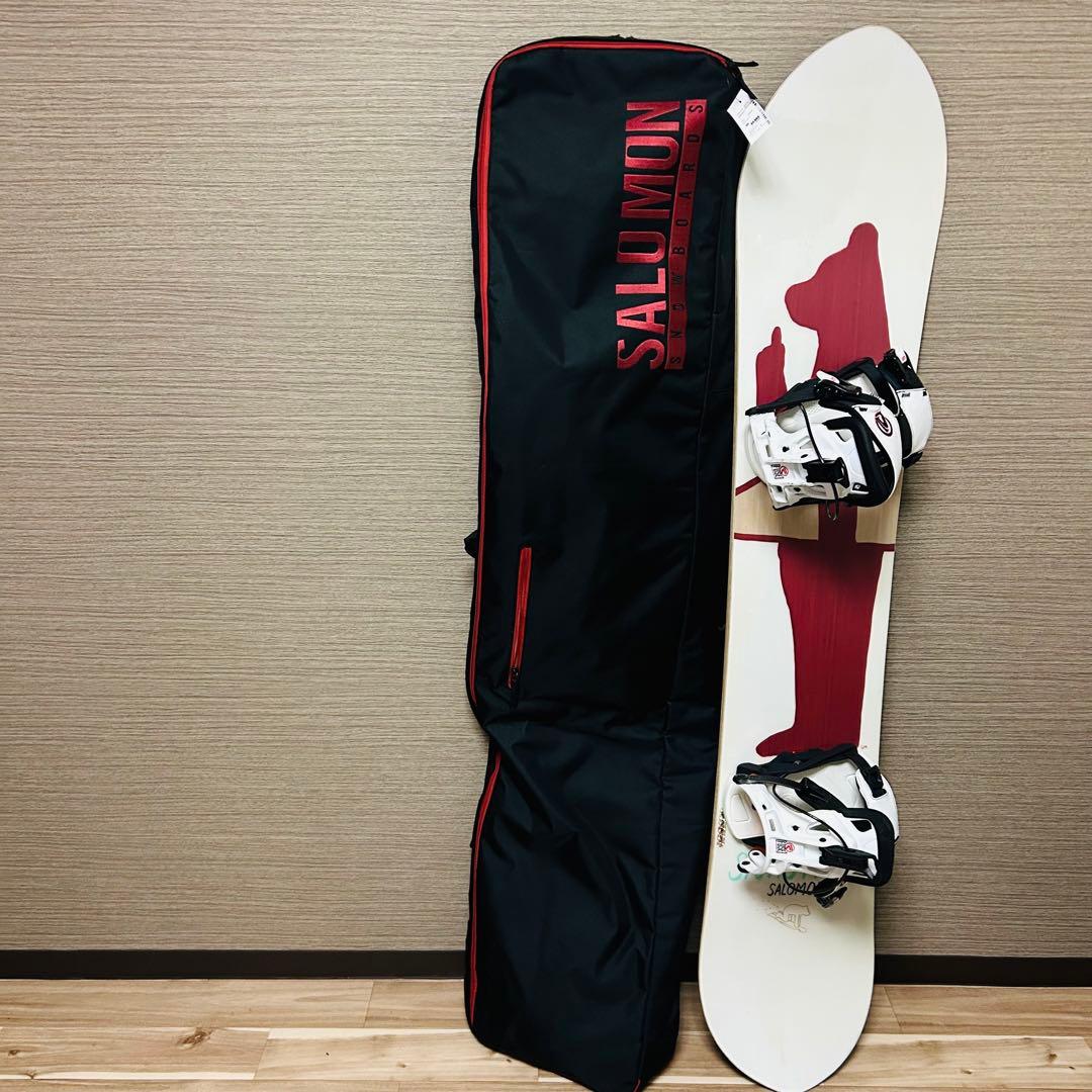 SALOMON SICKSTICK スノーボード ビンディング ケース付き
