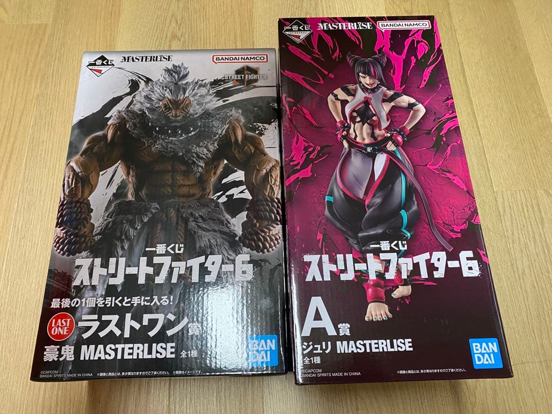 新品未開封　ストリートファイター6 一番くじ　豪鬼　ラストワン　ジュリ　ヘッド