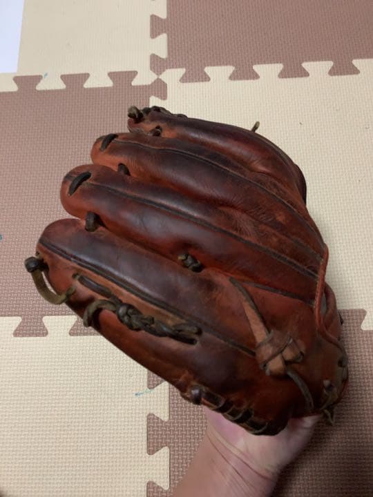 ミズノプロ グローブ　赤　硬式　内野手用