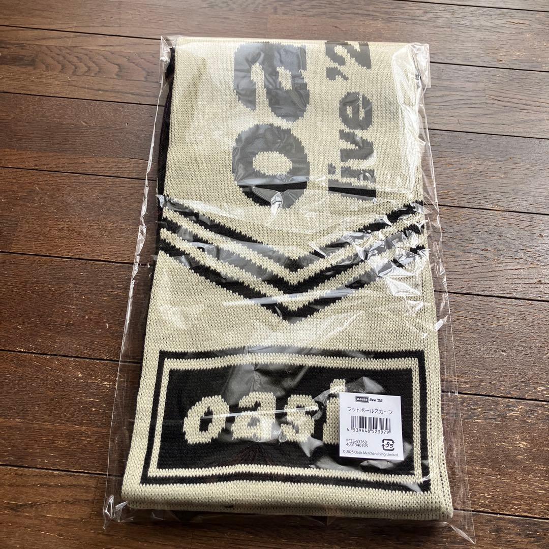 oasis オアシス 日本公演限定 フットボールスカーフ&ステッカー