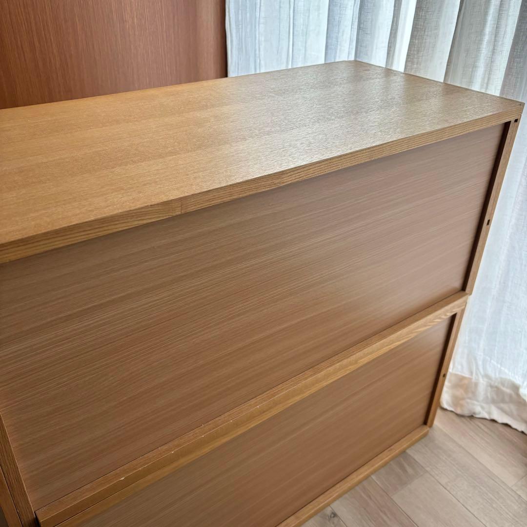 【福岡市東区引き取り限定】無印良品　ユニットシェルフ　キャビネット