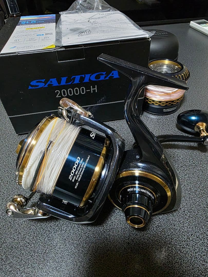 ソルティガ 20SALTIGA 20000-H　23000スプール付き