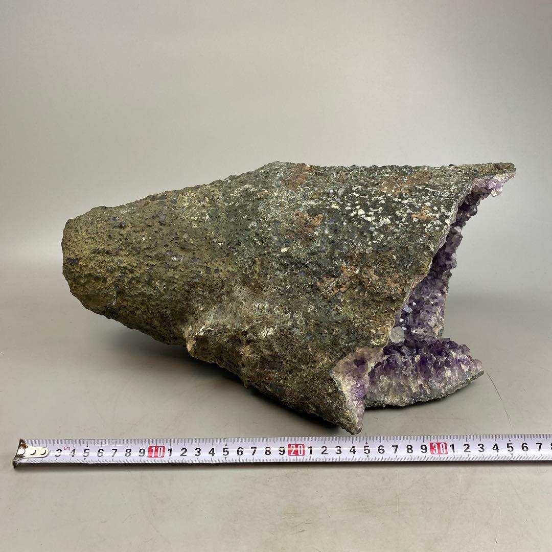 鑑賞石 アメジスト ドーム 原石 大型 約10.46kg 紫水晶 クリスタル