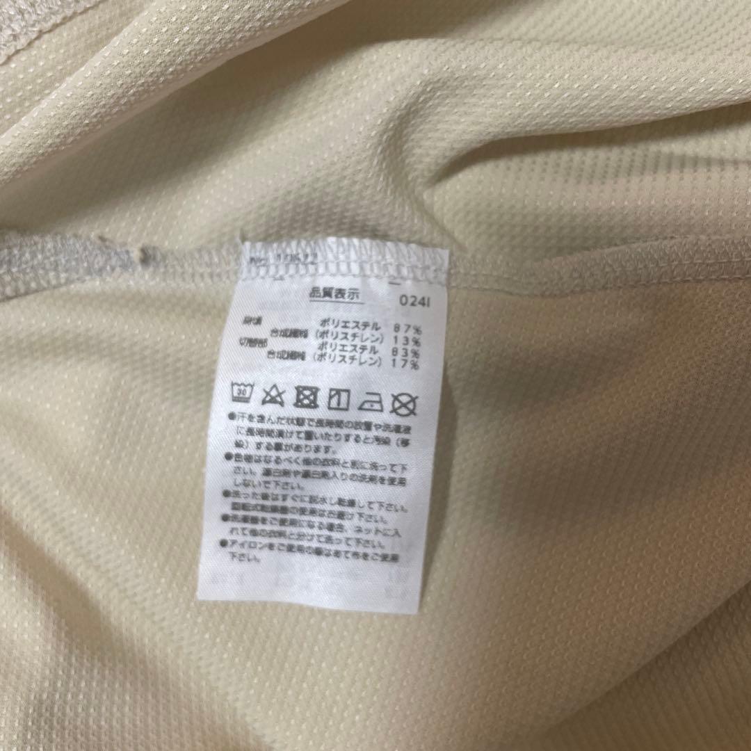 YONEX バドミントン/テニス　ゲームシャツ Mサイズ　アイスベージュ
