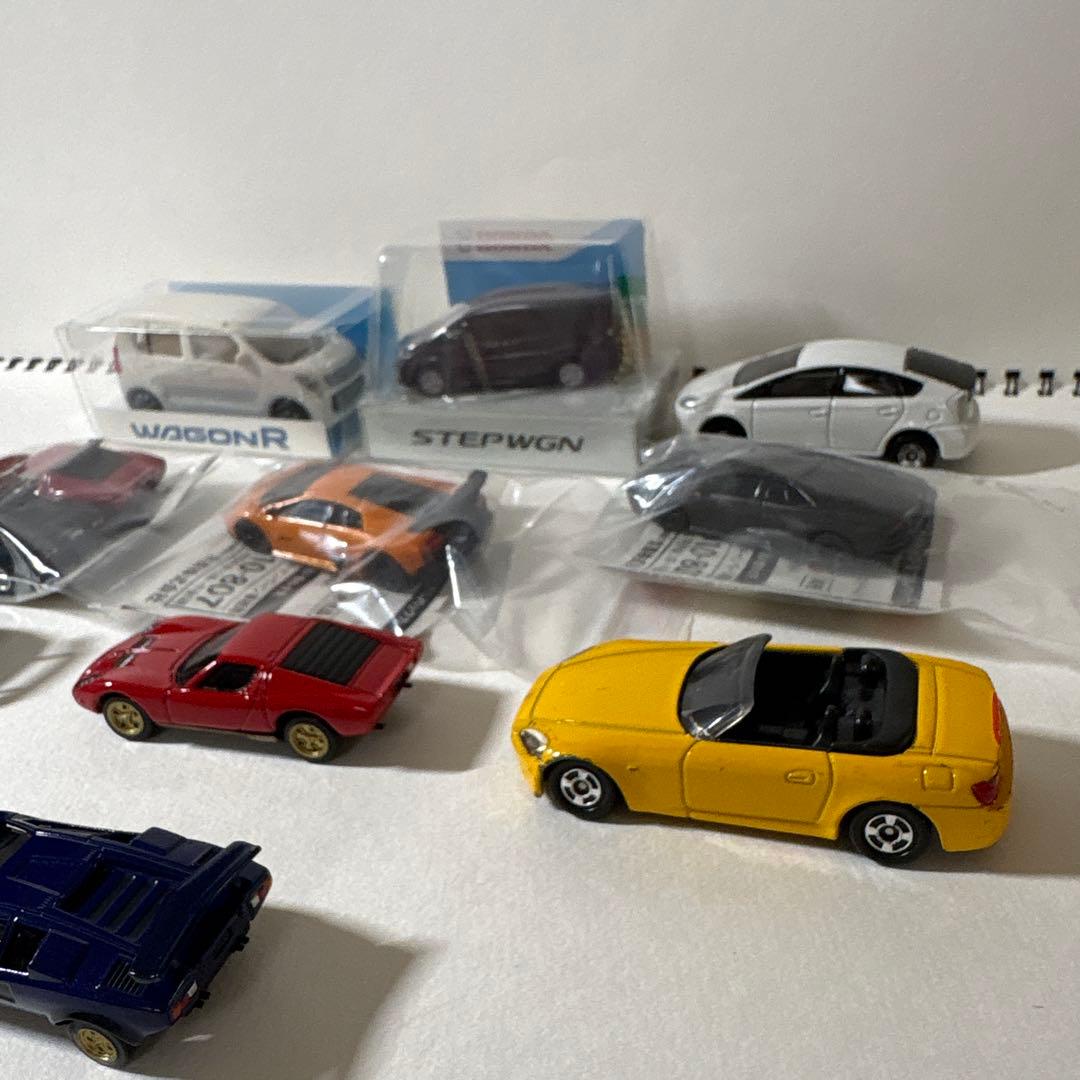 ミニカーセット 12台 まとめ売り ランボルギーニ ステップワゴン ワゴンR