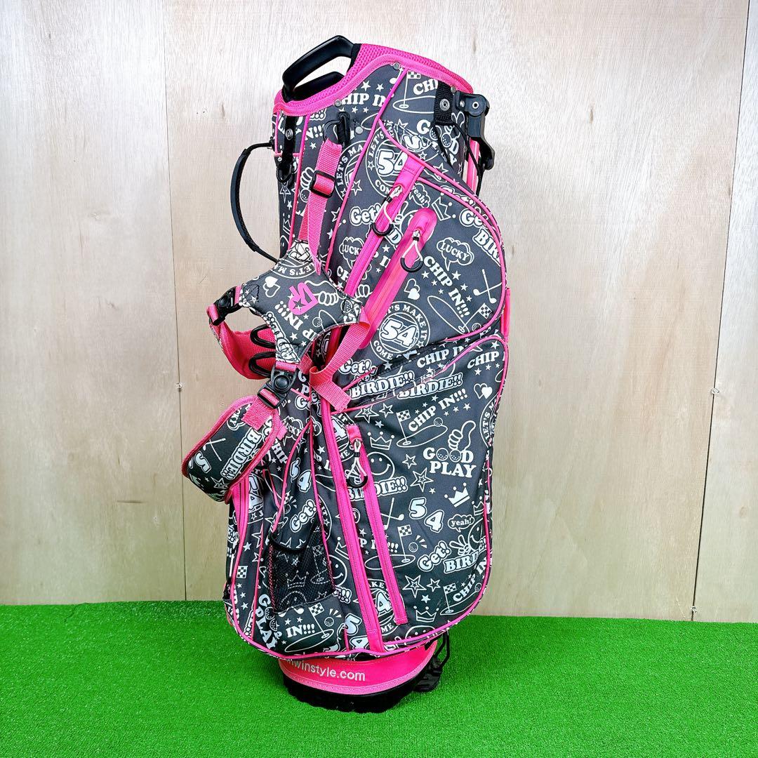 【良品】 WINWIN STYLE キャディバッグ スタンド式 2.0kg 9型