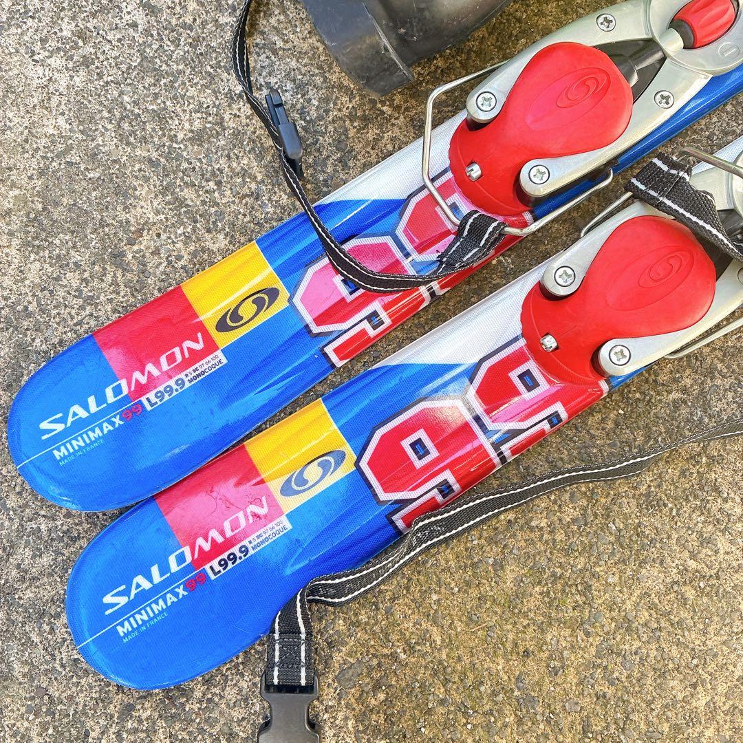 SALOMON MINIMAX 99 スキー板　ブーツ25から26センチ