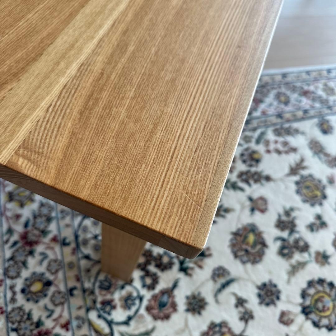 無印良品　オーク材ローテーブル　90×60×35