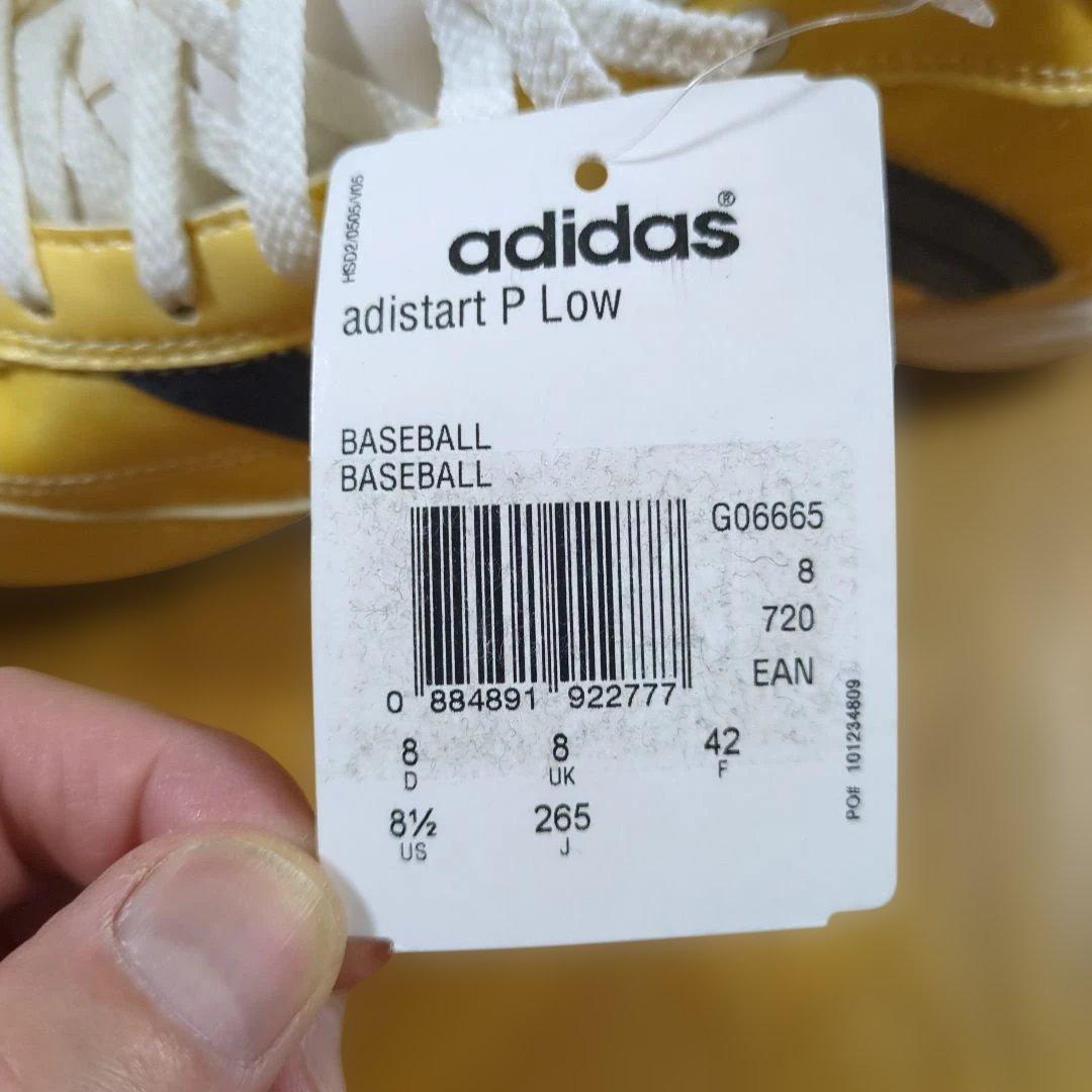 adidas adistart P Low 野球用スパイク 26.5cm