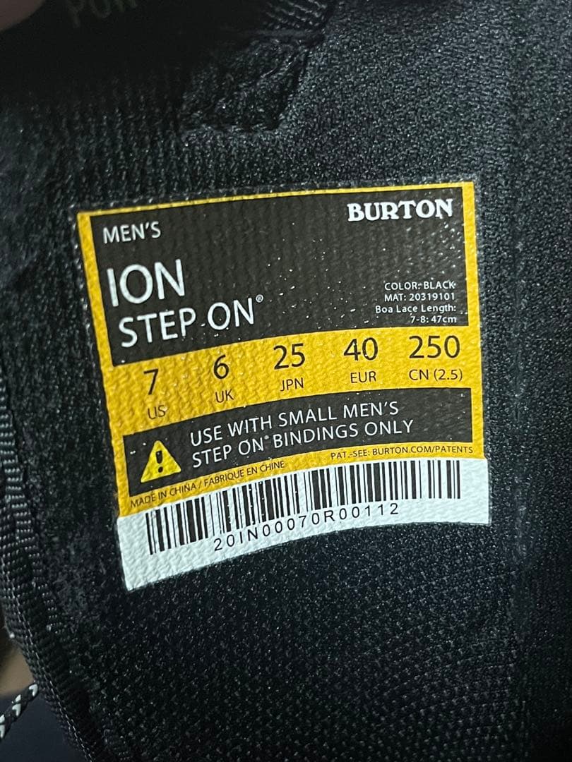 スノーボード Burton step on ion