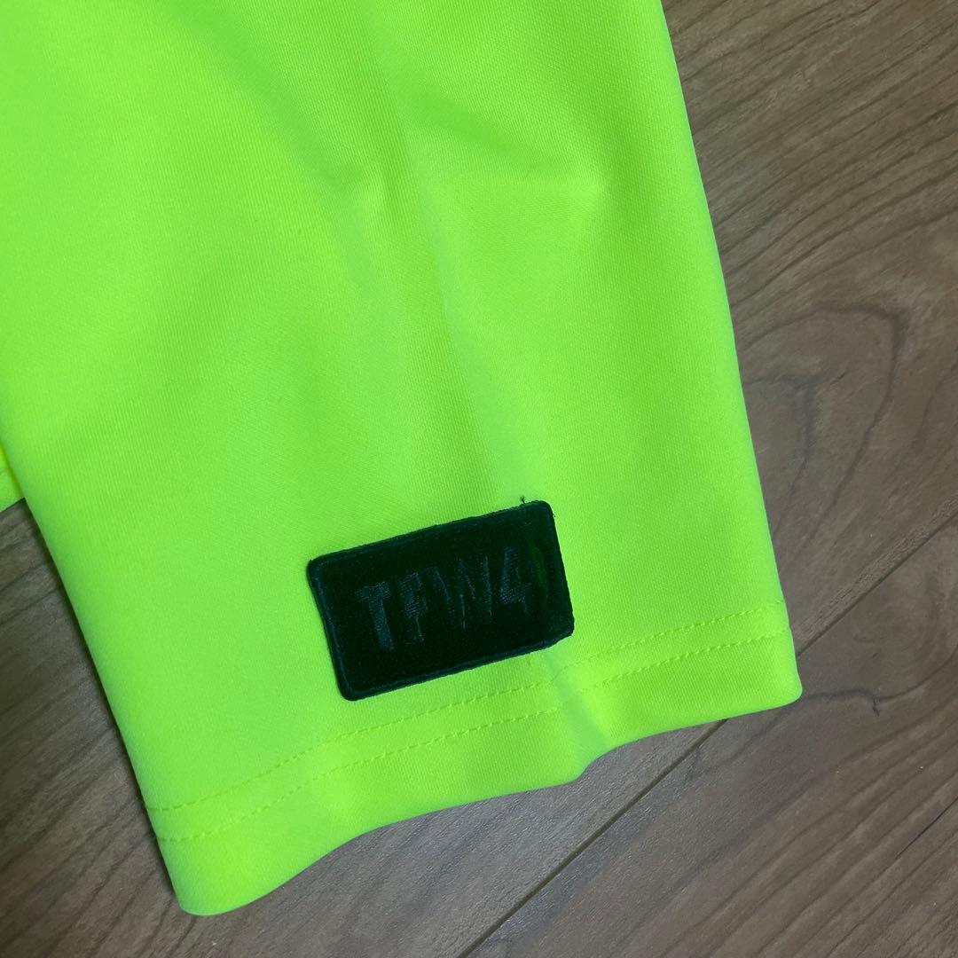 TFW49 モックネック　Tシャツ イエロー　3 ゴルフ