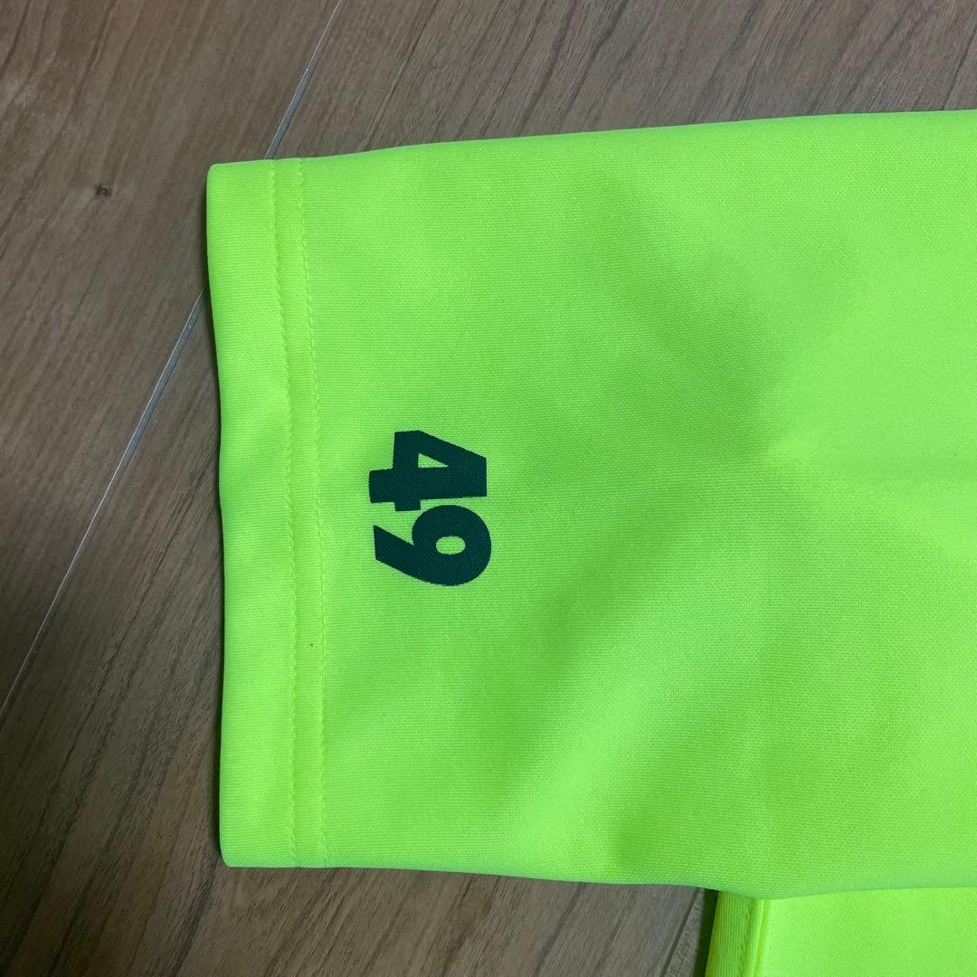TFW49 モックネック　Tシャツ イエロー　3 ゴルフ