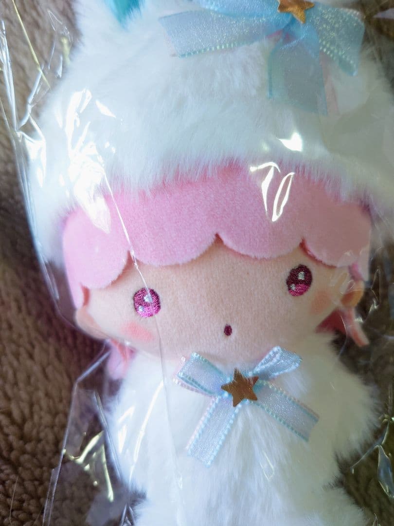 ❤リトルツインスターズ✨️白うさぎ むにゅぐるみマスコット 2個セット♪❤