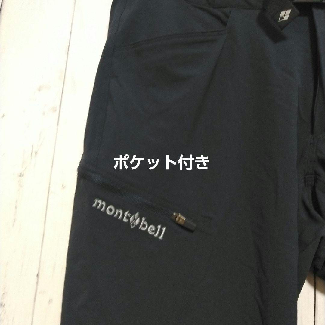 未着用　モンベル　ペダリングニッカ　ライト　サイクルパンツ　自転車　薄手　紺　Ｍ