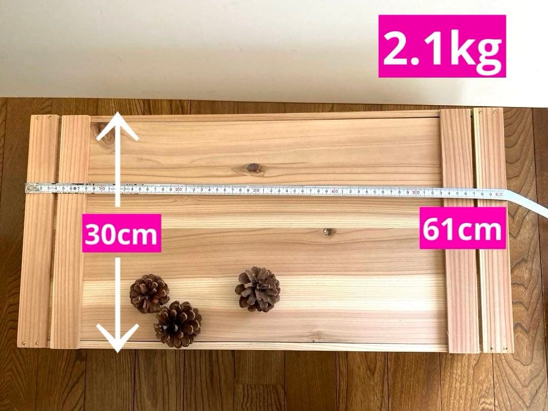 木製収納ボックス 蓋付き 大工道具箱　収納箱　木箱　ツールBOX ハンドメイド