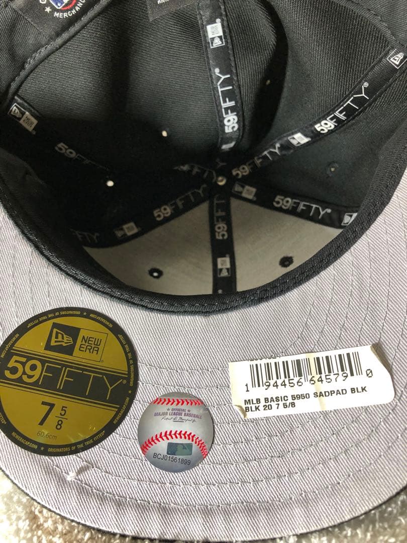 New Era ブラック SDロゴ キャップ