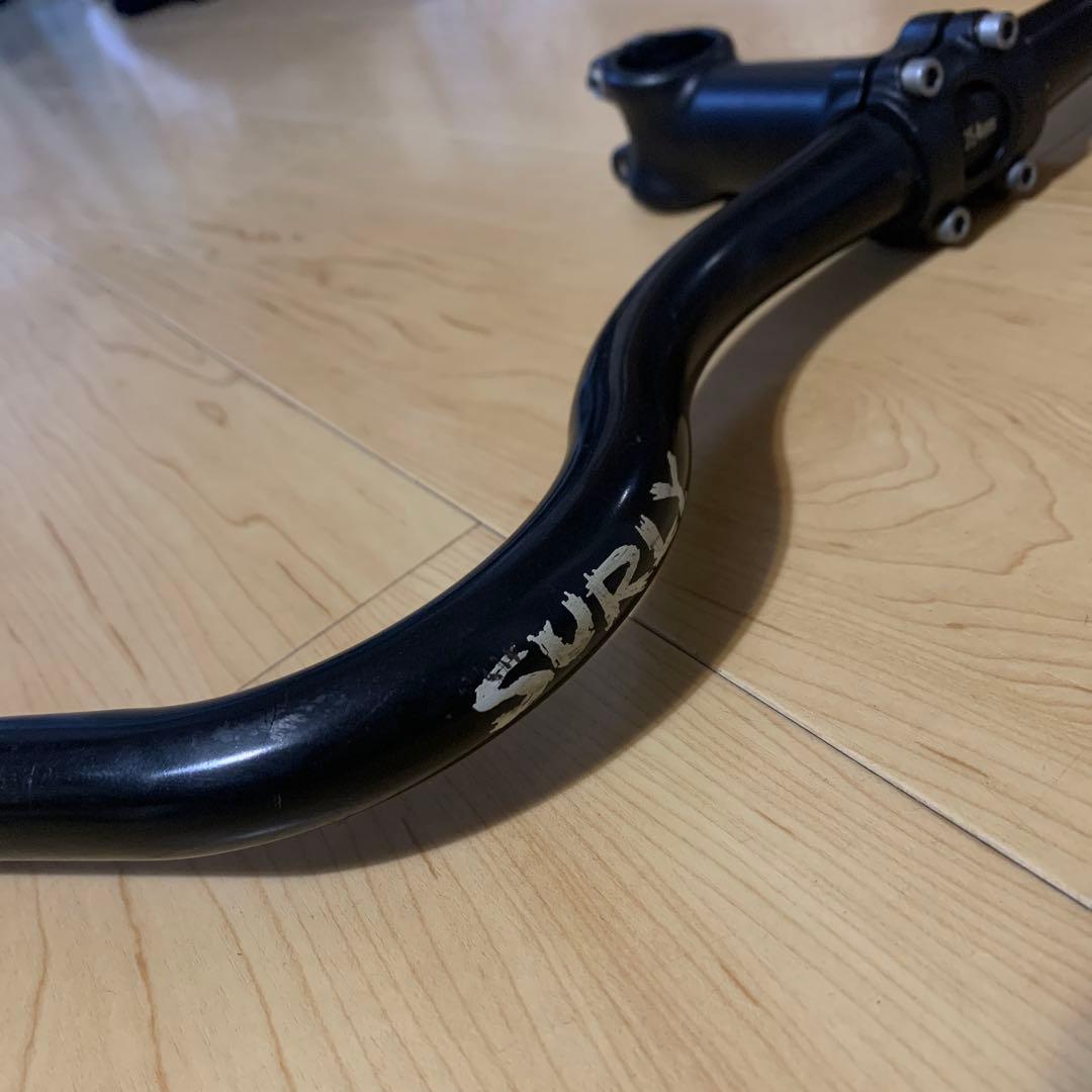 SURLY バーハンドル 25.4mm ブラック オープンバー　ライズ無し