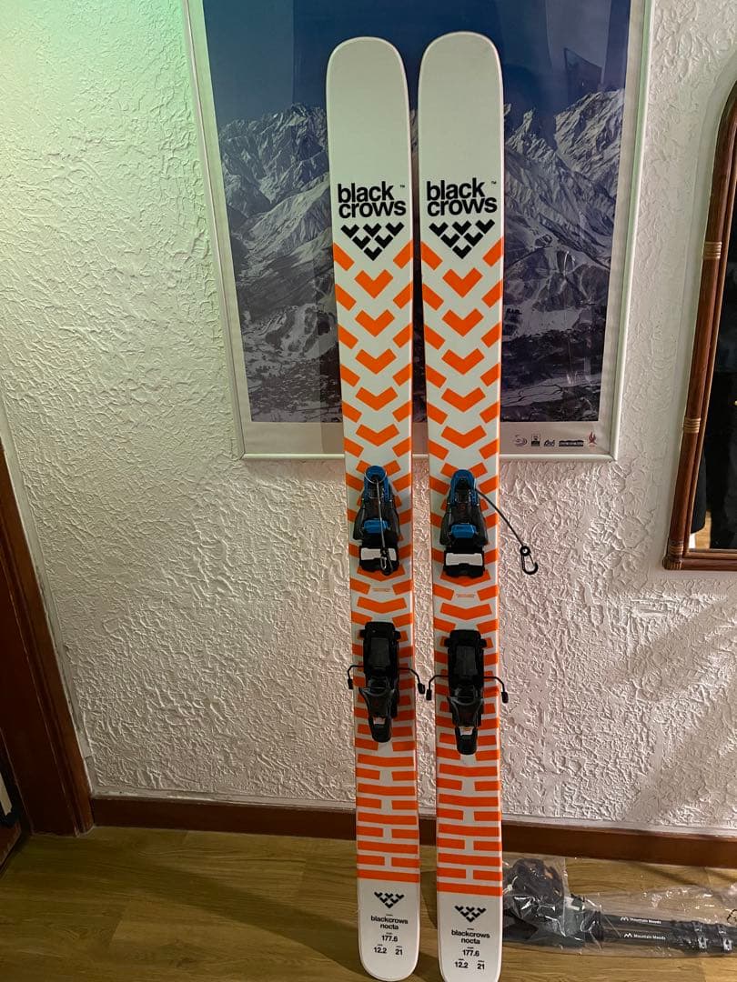 black crows スキー板 Salomon shiftバインディング