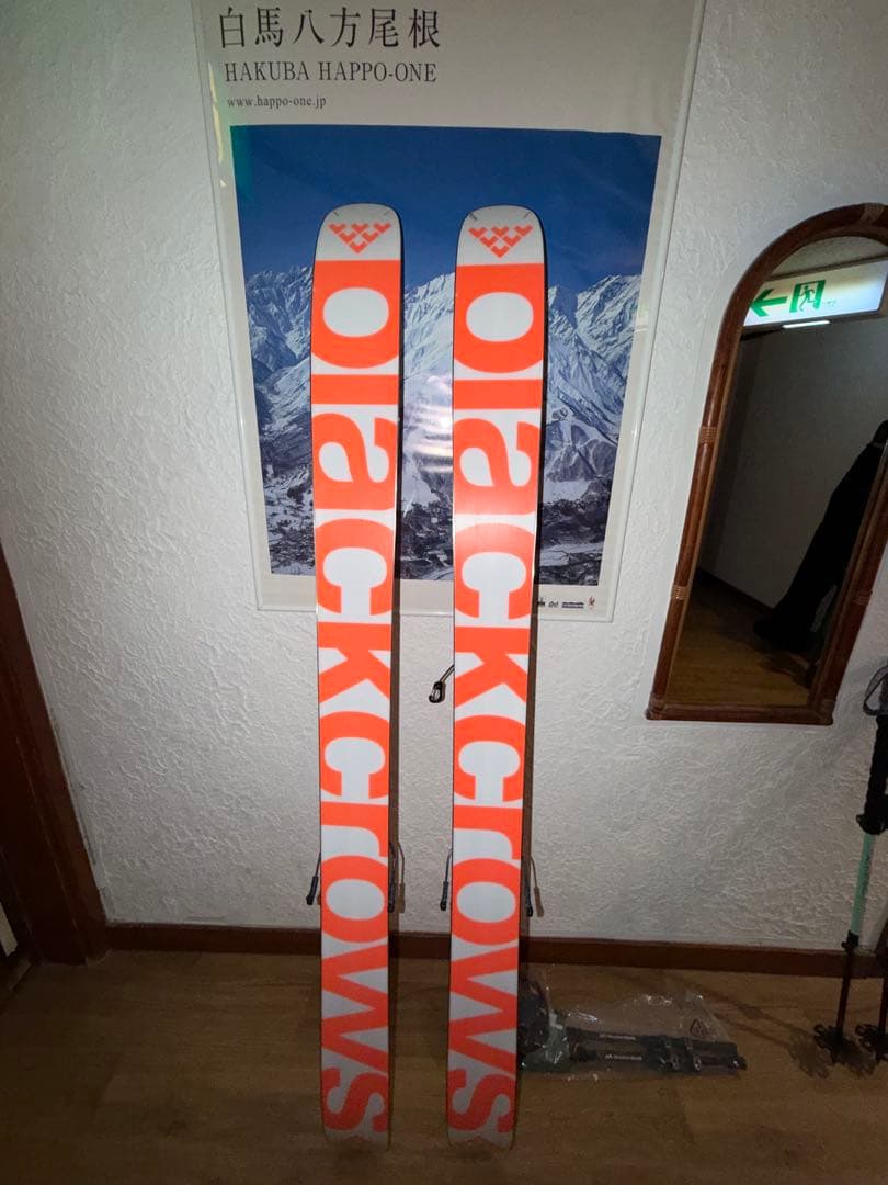 black crows スキー板 Salomon shiftバインディング