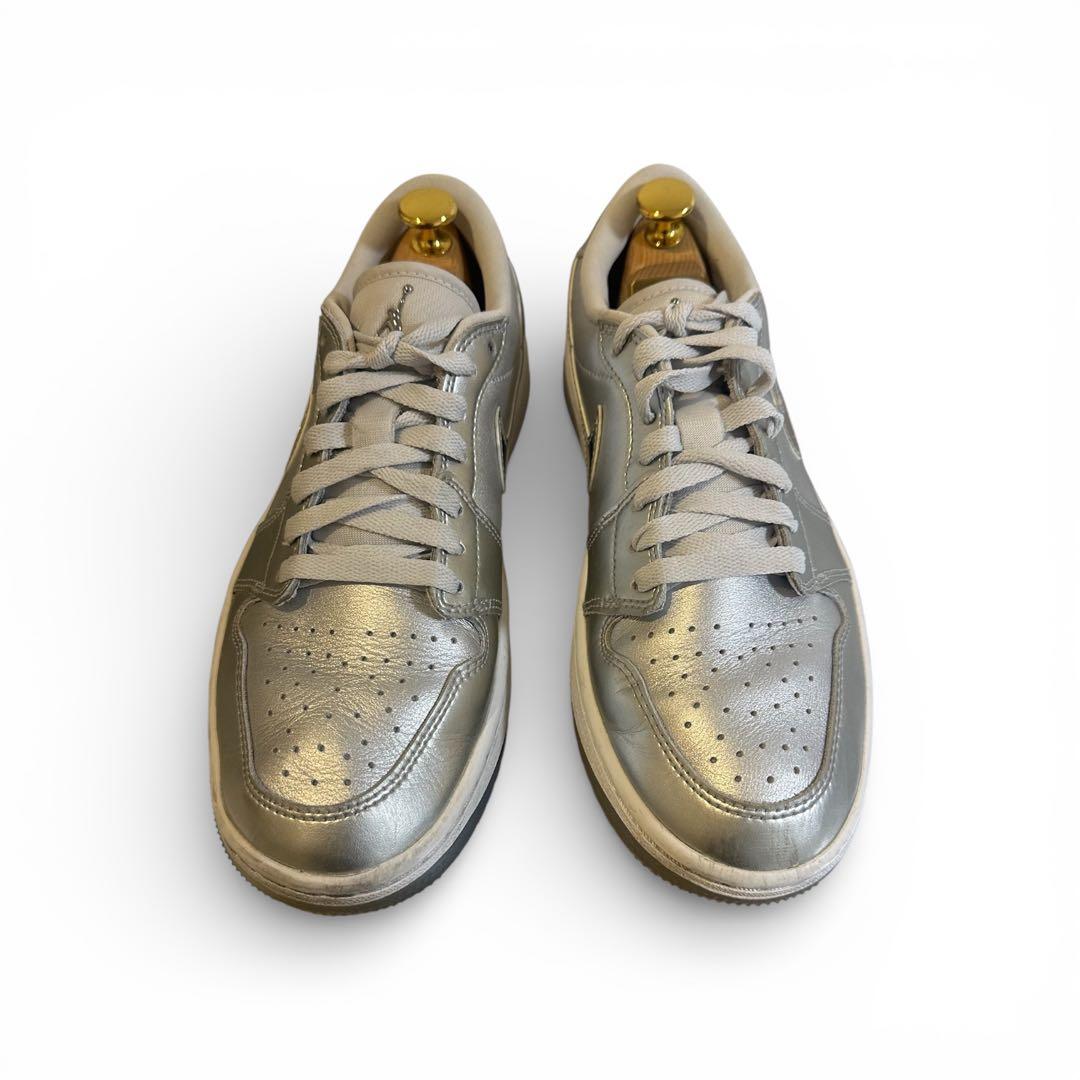 シューズ(男性用) Nike AirJordan 1Low Golf llic Silver