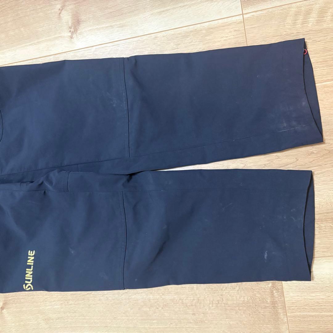 SUNLINE レインウェア Mサイズ 黒　(SUW-23301)+キャップ
