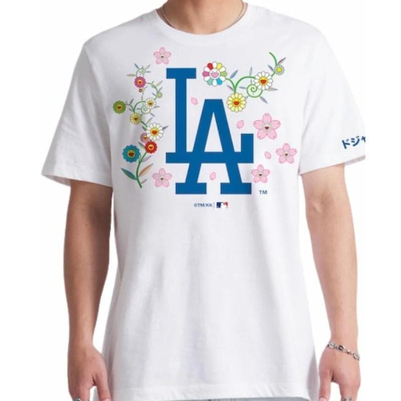 村上隆 ×ロサンゼルス・ジャース コラボ Tシャツ Sサイズ ホワイト