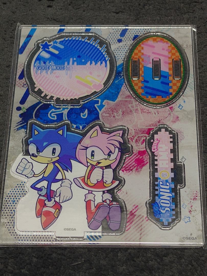 ソニック ポップアップショップ アクリルジオラマ（ソニック＆エミー）