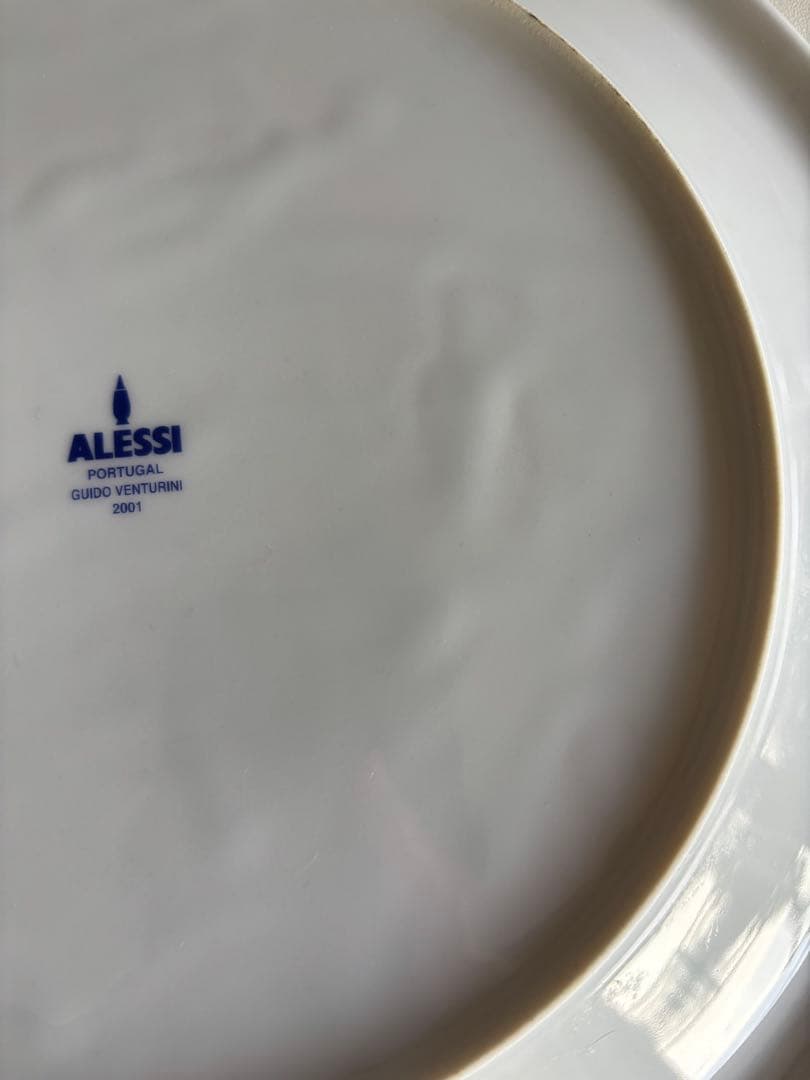 【中古】アレッシイ　大皿、小皿計7枚セット