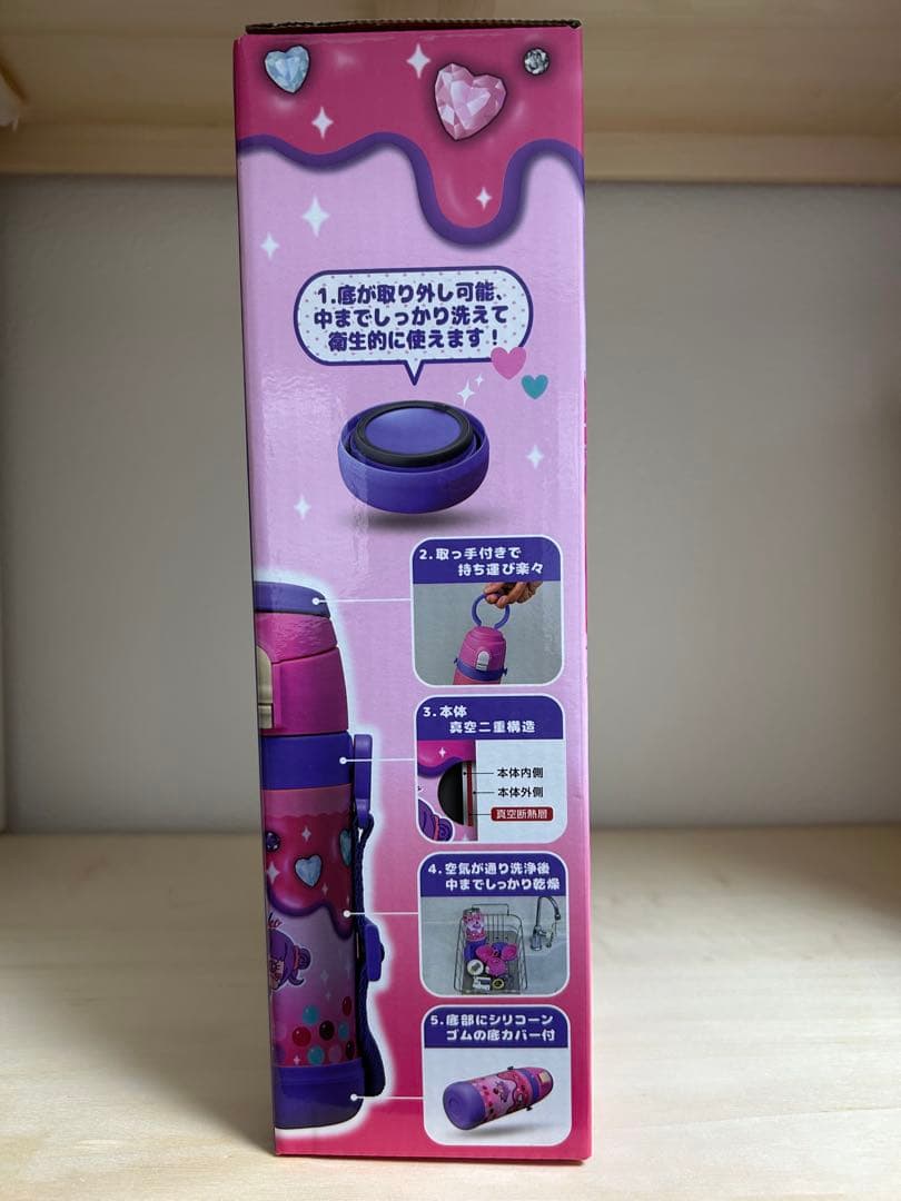 しなこちゃん そこまで洗える3WAYキッズボトル 450ml