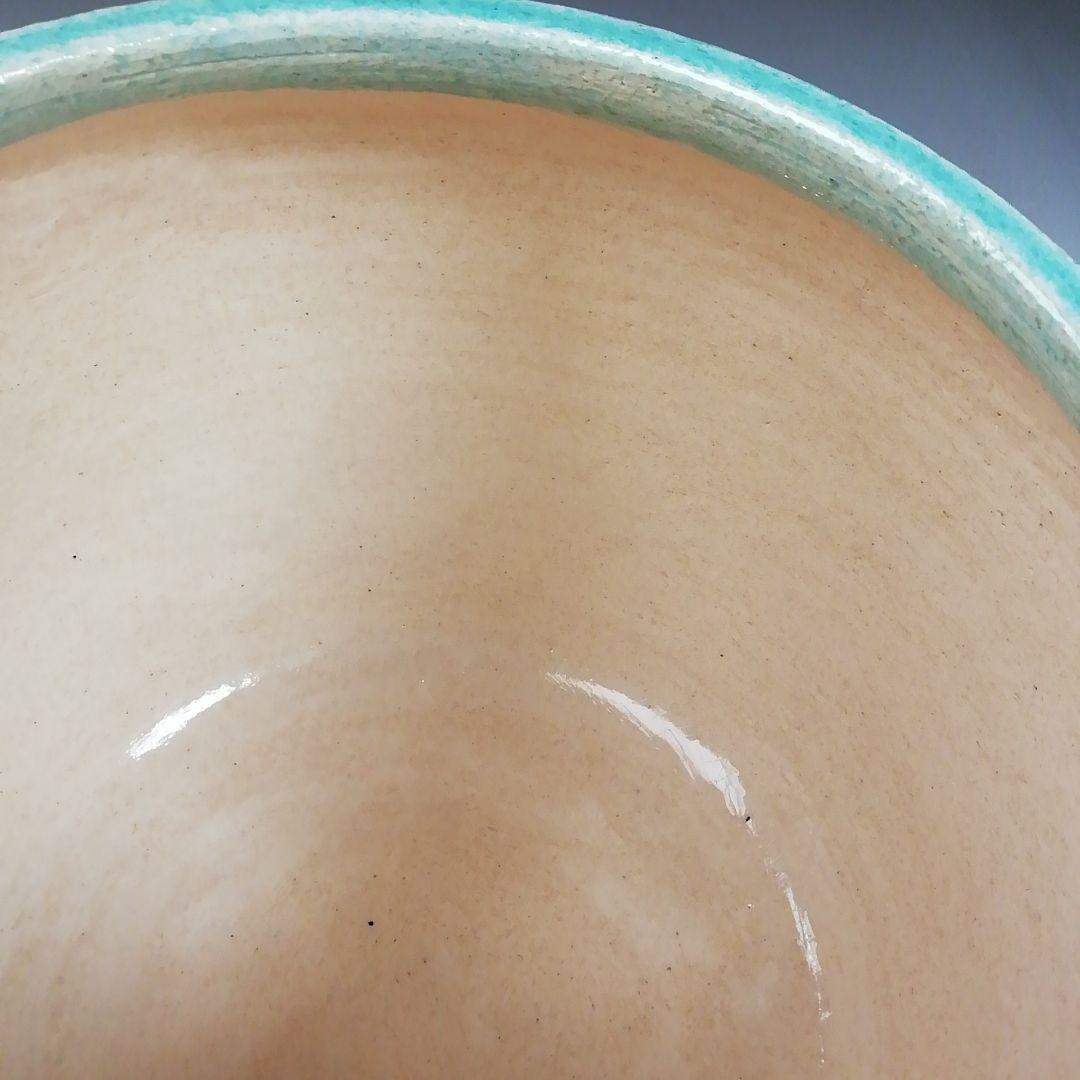 Ｗ２６１　水指　『唐草文』『七世　吉向蕃斎 造』　共箱　茶道具