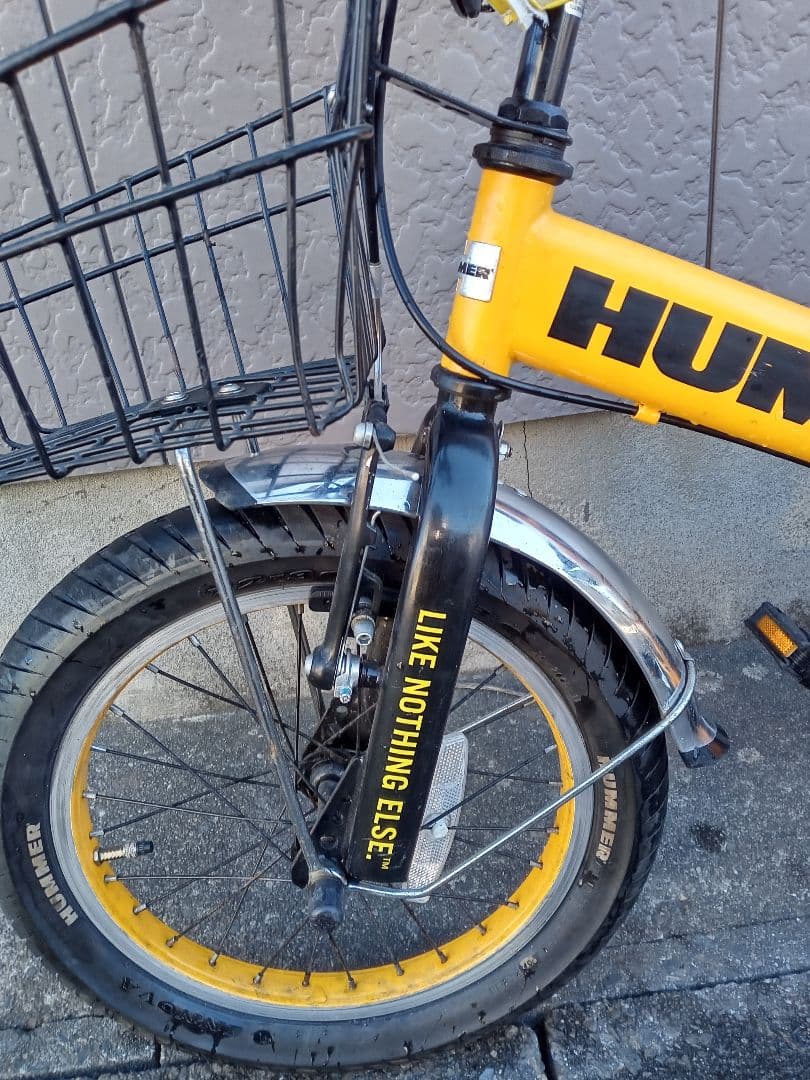 HUMMER 子供用自転車 イエロー 16インチ引取限定