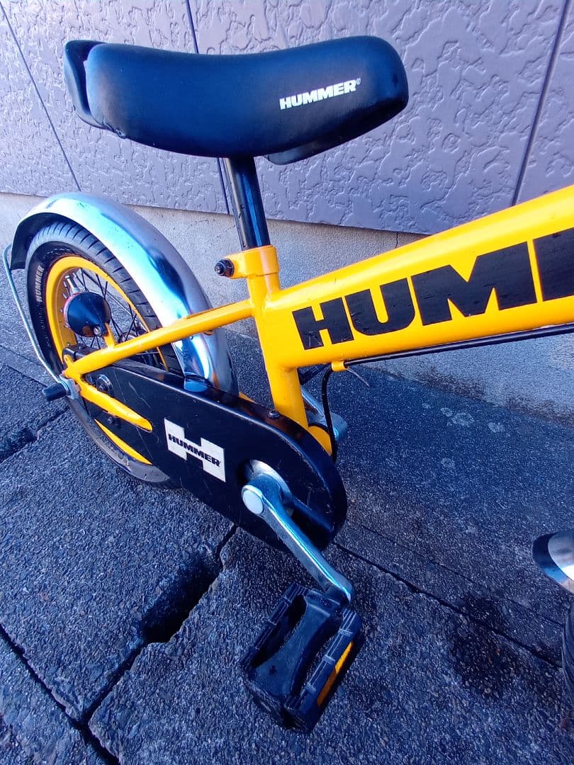 HUMMER 子供用自転車 イエロー 16インチ引取限定