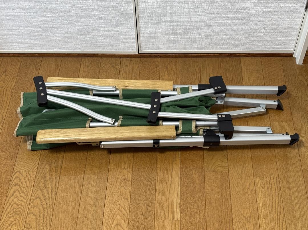 【美品】コールマン レイチェア 3段階リクライニング式 ハイバックチェア 緑