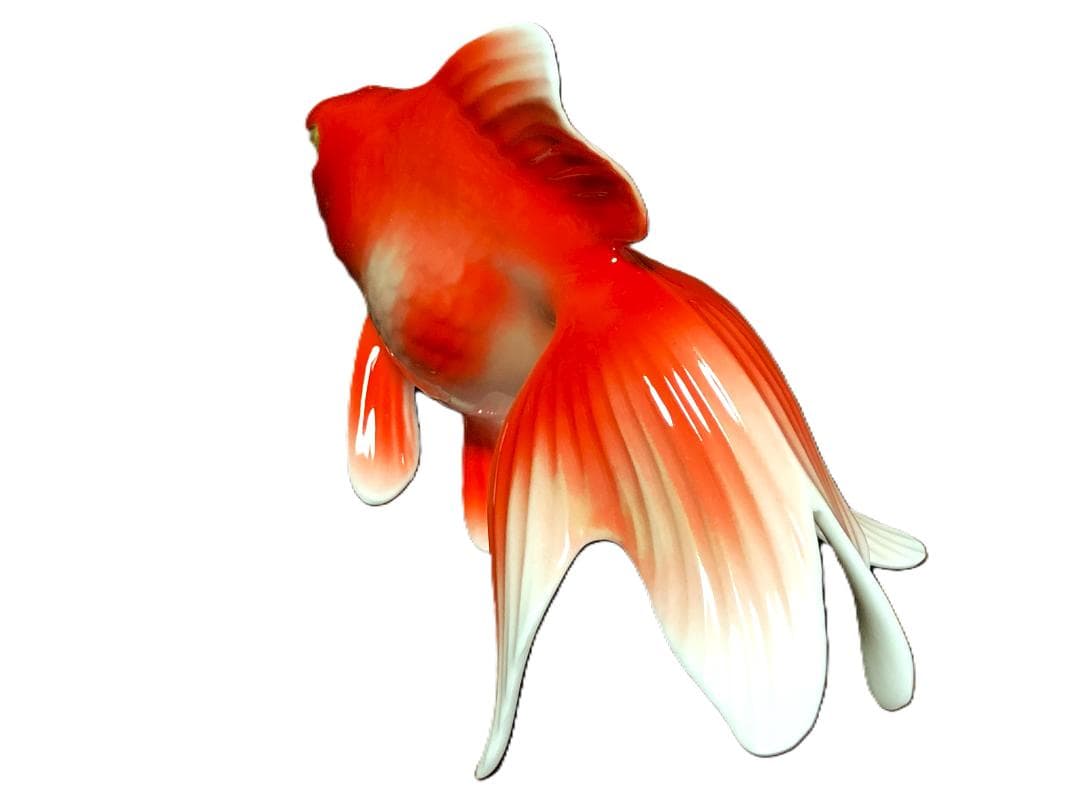 【 BONE CHINA 金魚 】　無疵完品 Noritake/ノリタケ