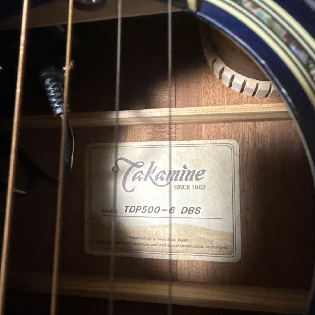 ギター　TDP500-6 DBS タカミネ　takamine