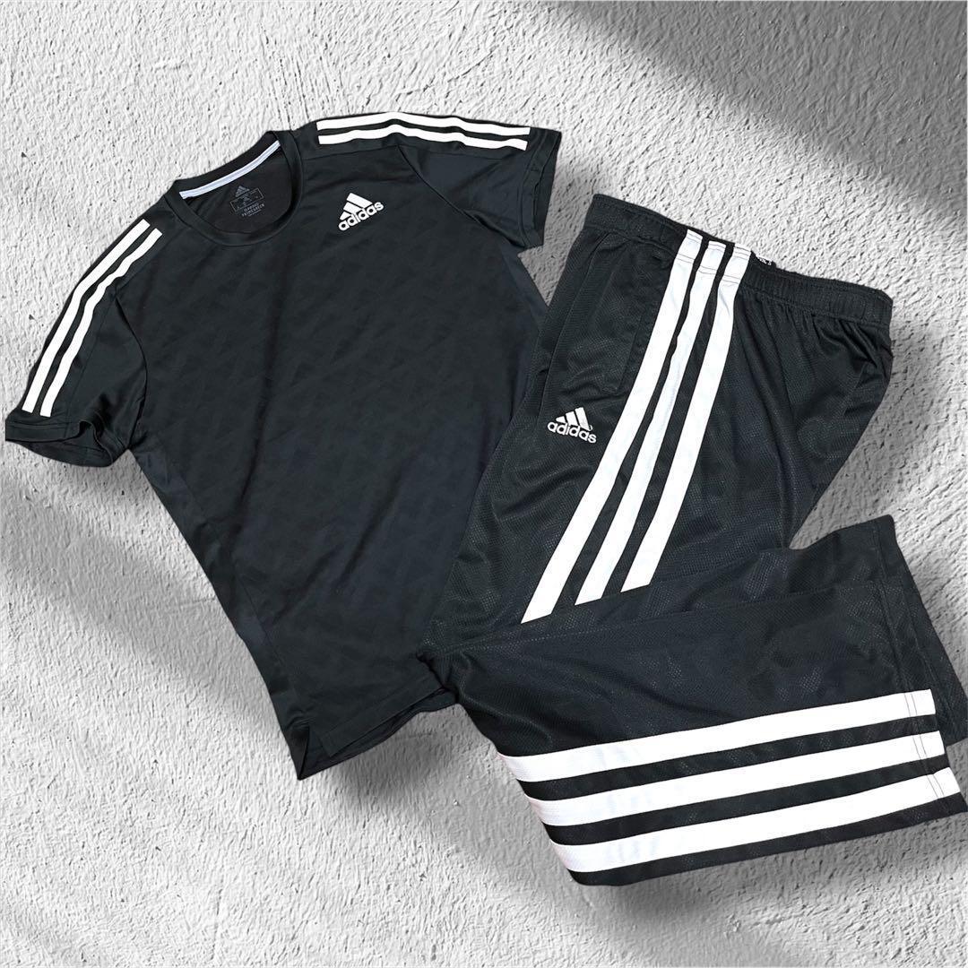 美品　adidas アディダス　Tシャツ　パンツ セットアップ　パンツLサイズ