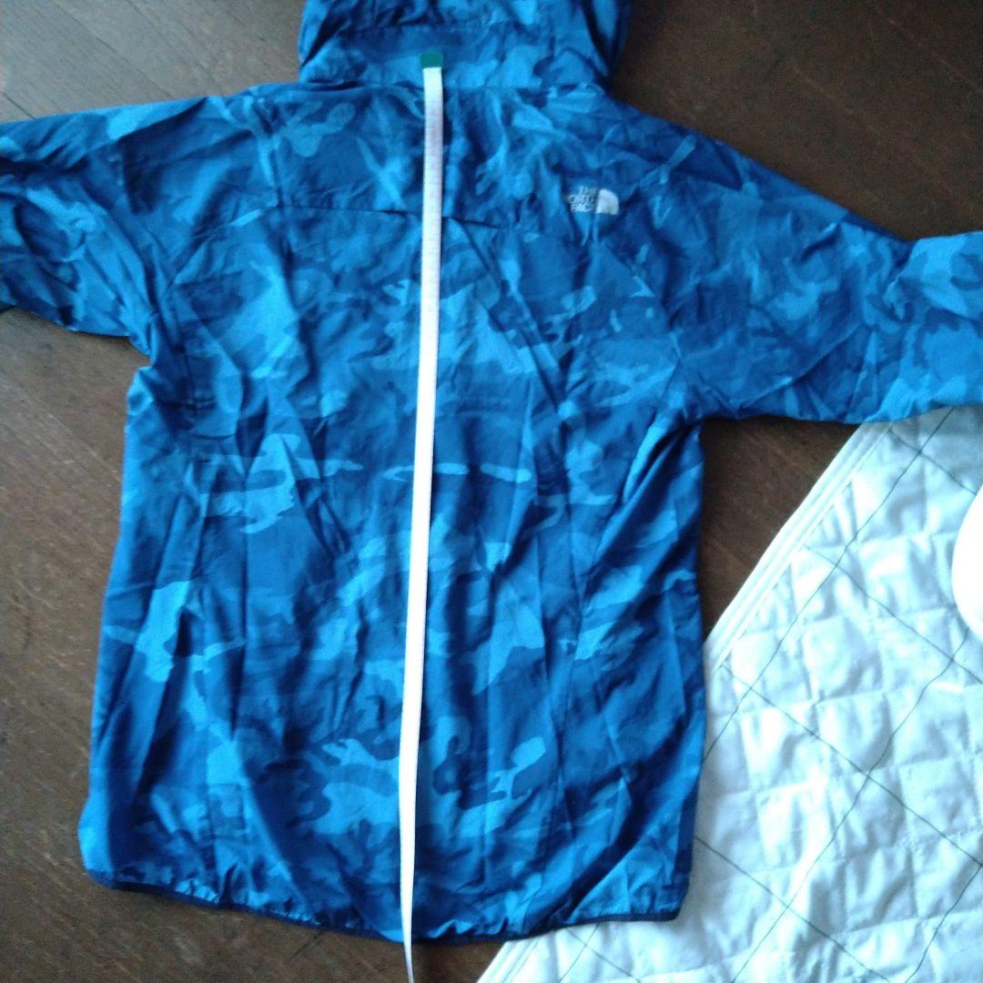 【値下げ】THE NORTH FACE 青迷彩 M ウィンドブレーカー