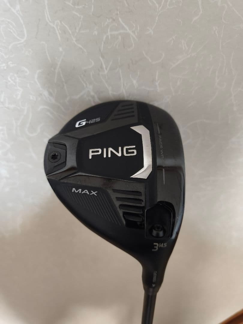 【人気】PING G425 MAX 3W 14.5度 SR 純正ヘッドカバー付