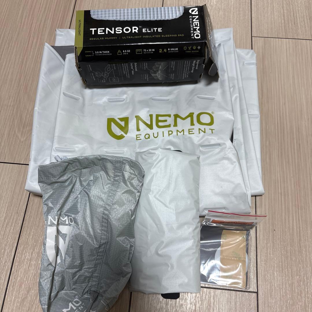 美品NEMO TENSOR Elite レギュラーマミー　スリーピングマット